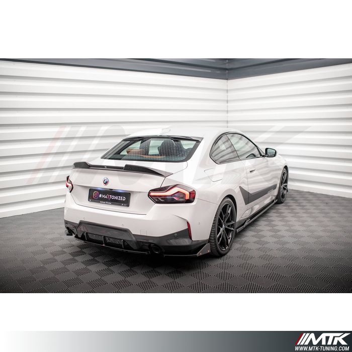 Lames latérales arrière Maxton V2 BMW Serie 2 G42 Pack-M Coupé 2021>